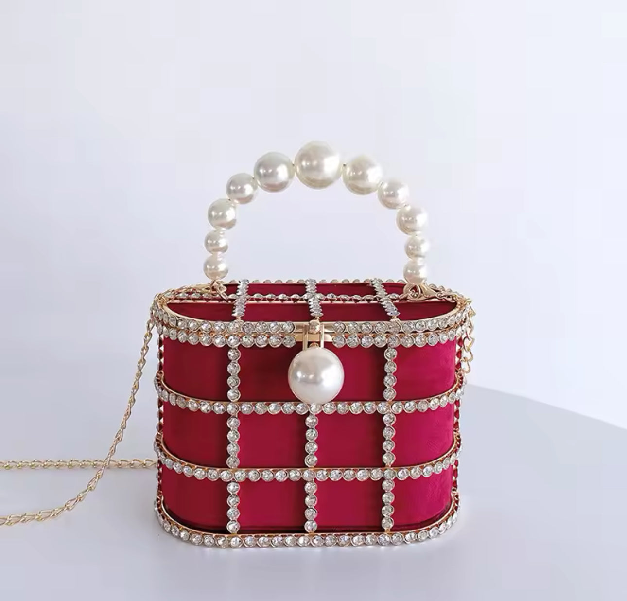 PEARLFIC PURSE(RED)