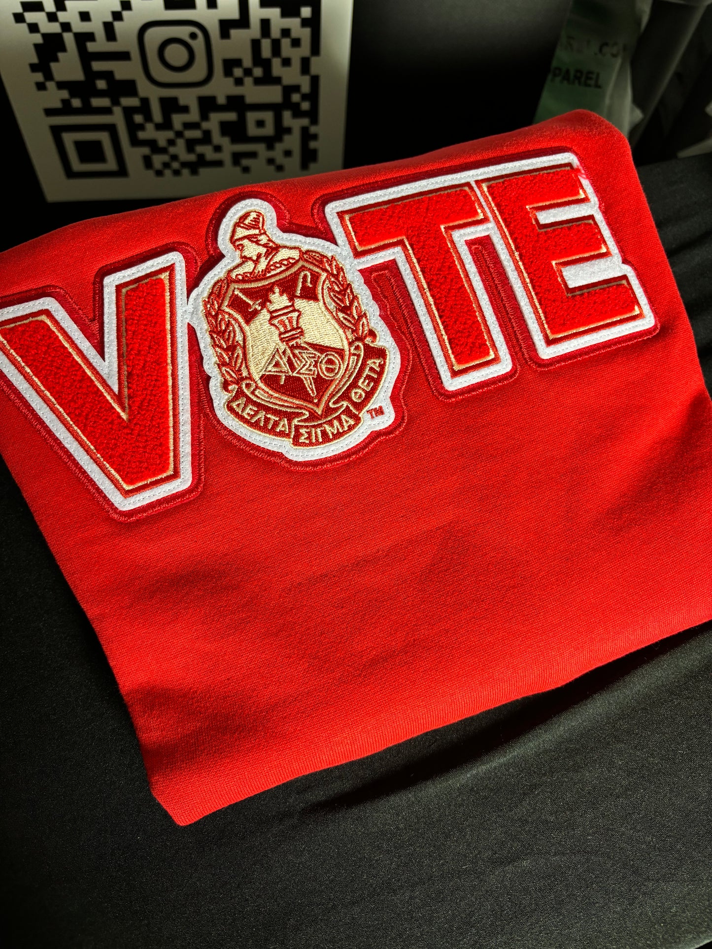 Delta Sigma Theta Sorority, Inc. VOTE Sweatshirt (Red)