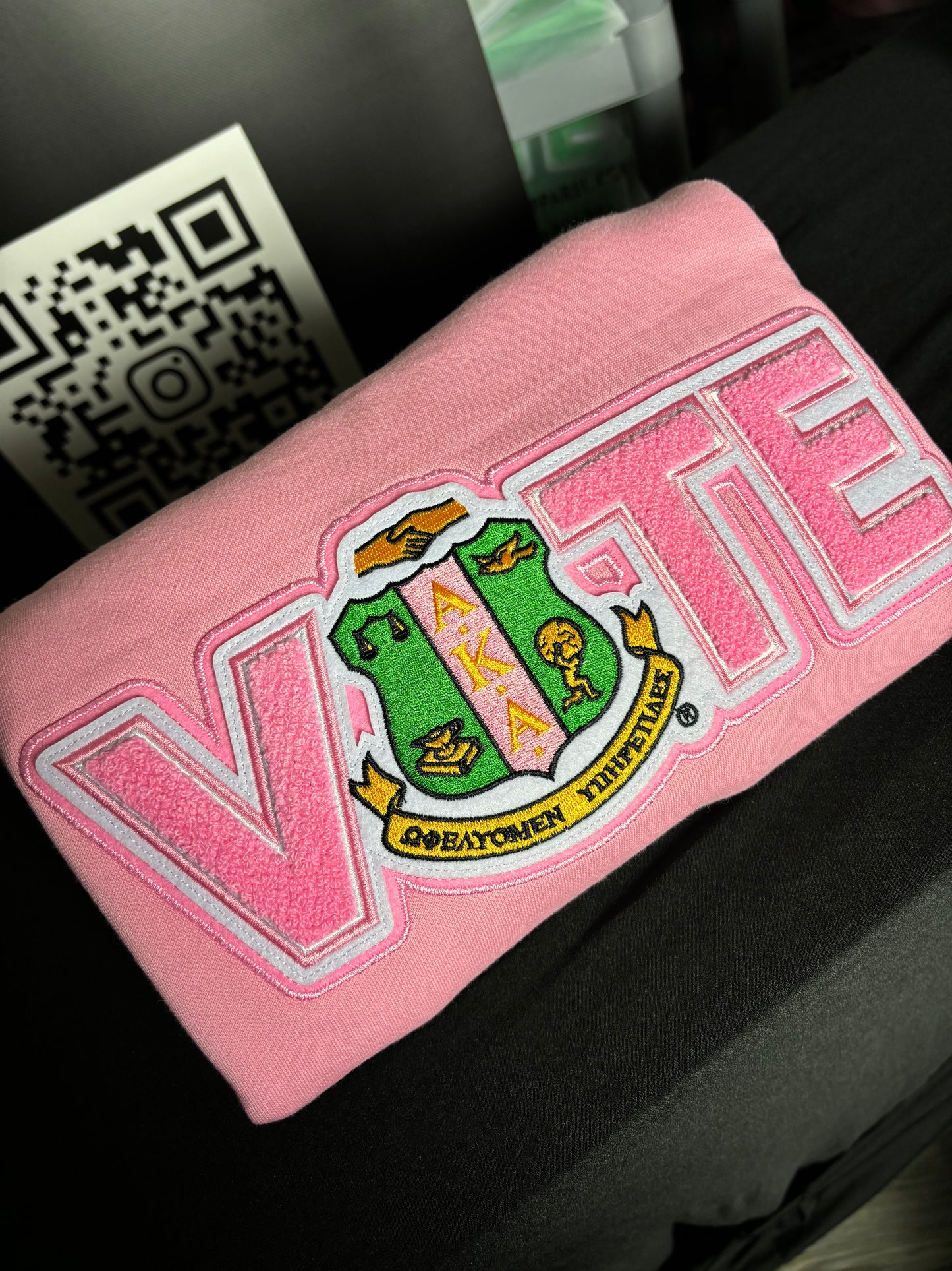 Alpha Kappa Alpha Sorority, Inc. VOTE Sweatshirt (pink)